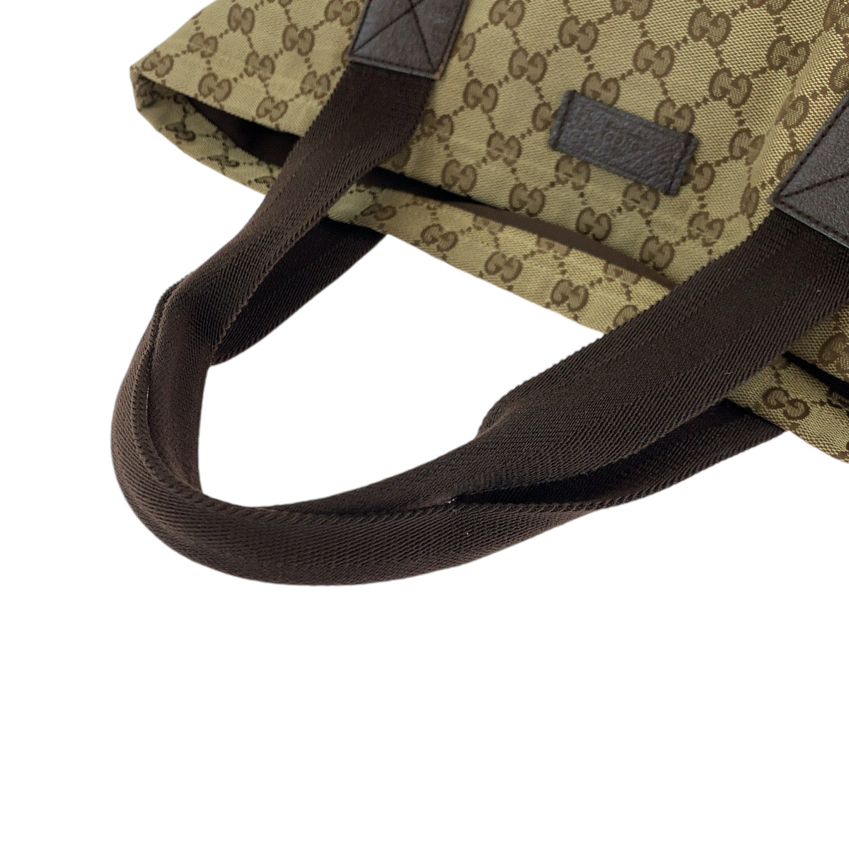 13838
GUCCI グッチ ブラウン ベージュ GGキャンバス 189669 トートバッグ ショルダーバッグ  レディース