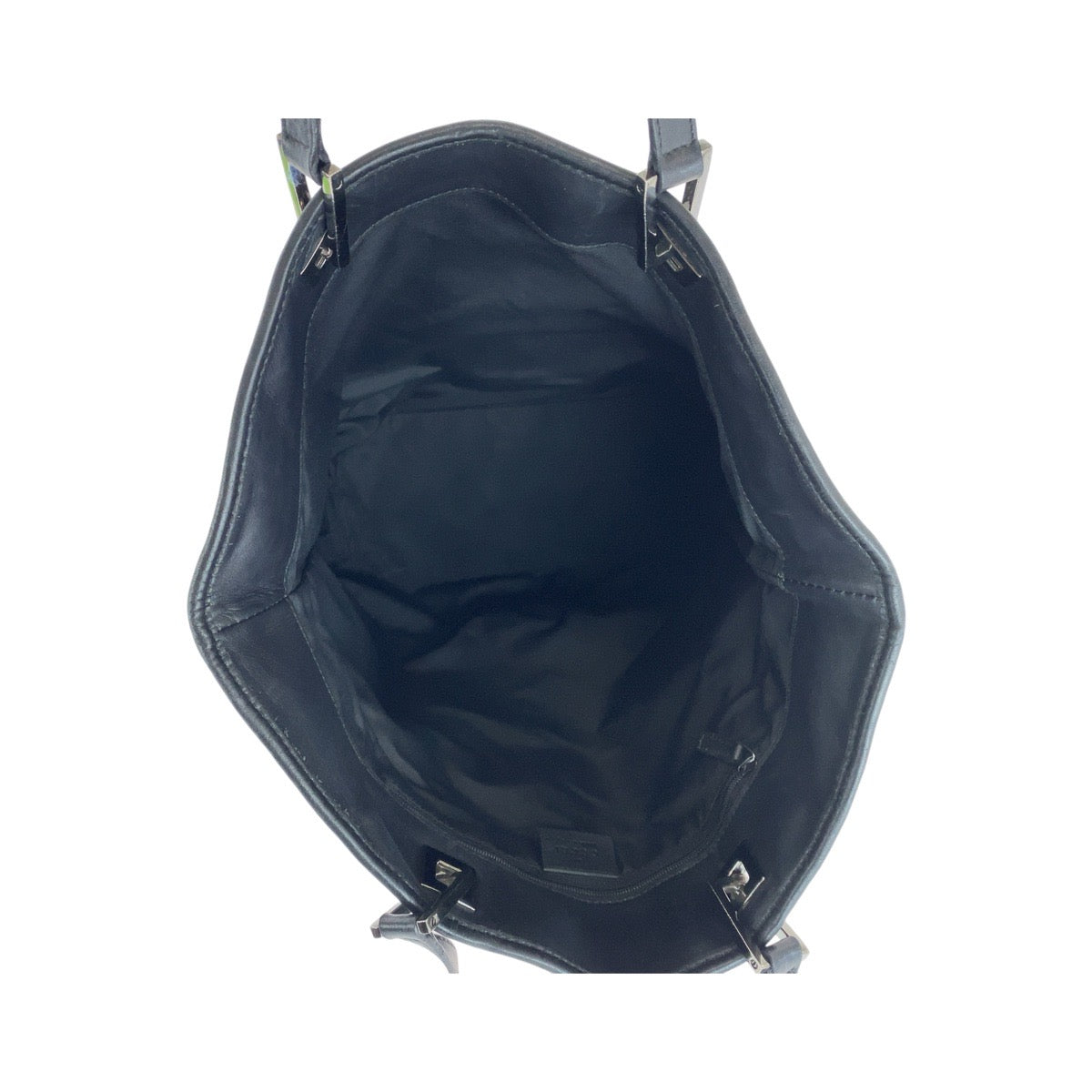 14299
GUCCI グッチ ブラック 黒 シルバー金具 GGキャンバス / レザー 31243 トートバッグ ショルダーバッグ  レディース