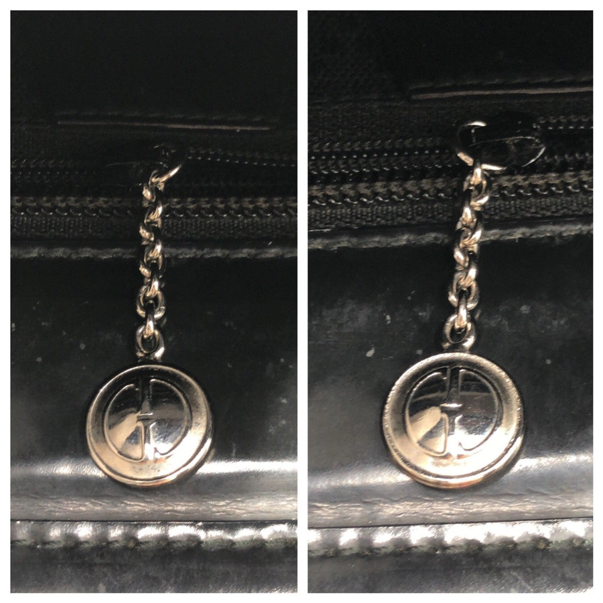 GUCCI グッチ バンブー ブラック 黒 ポリエステル 000 1998 ハンドバッグ トートバッグ  レディース ABP29