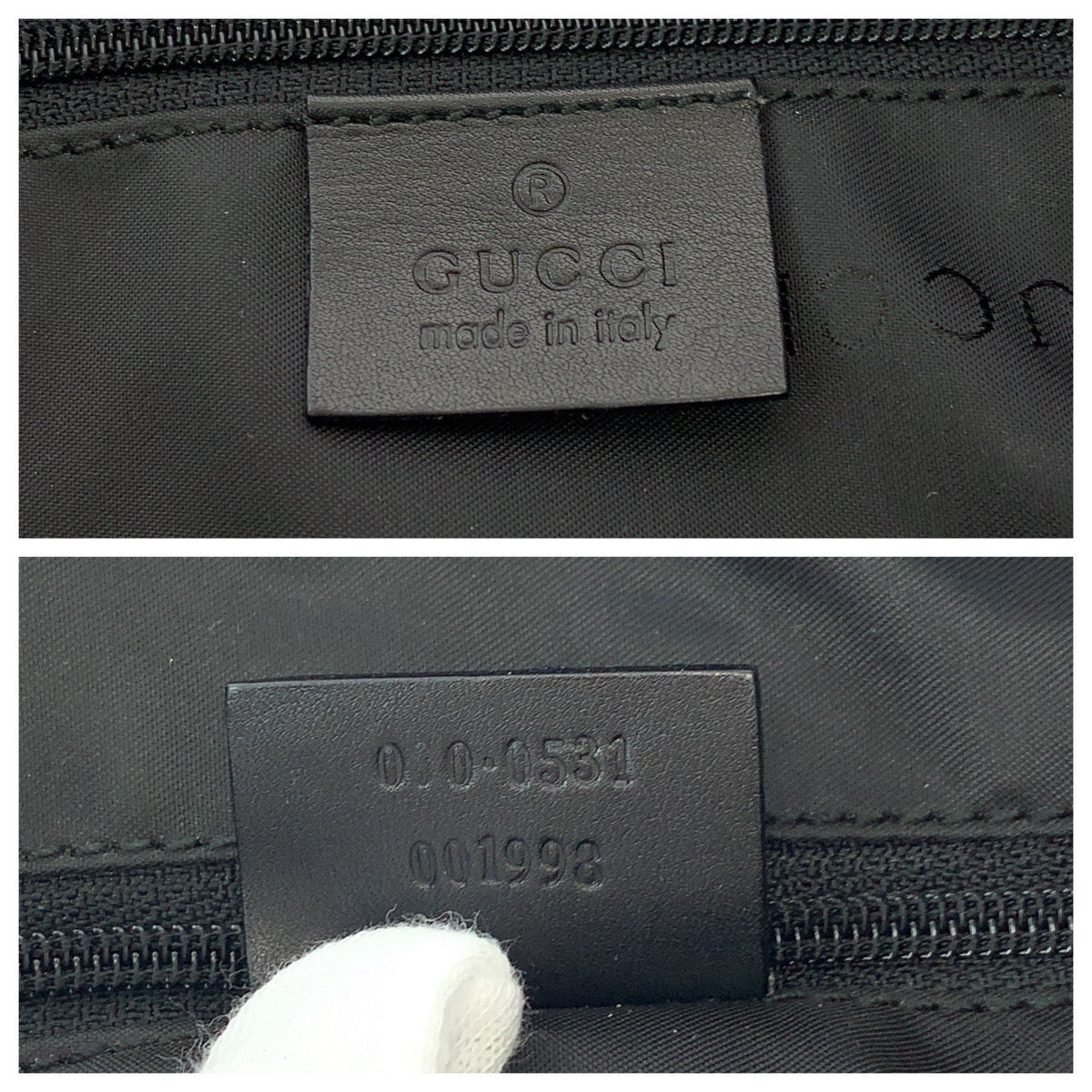 13845
GUCCI グッチ バンブー ブラック 黒 シルバー金具 レザー 010 0531 ワンショルダーバッグ 肩掛け ホーボー  レディース