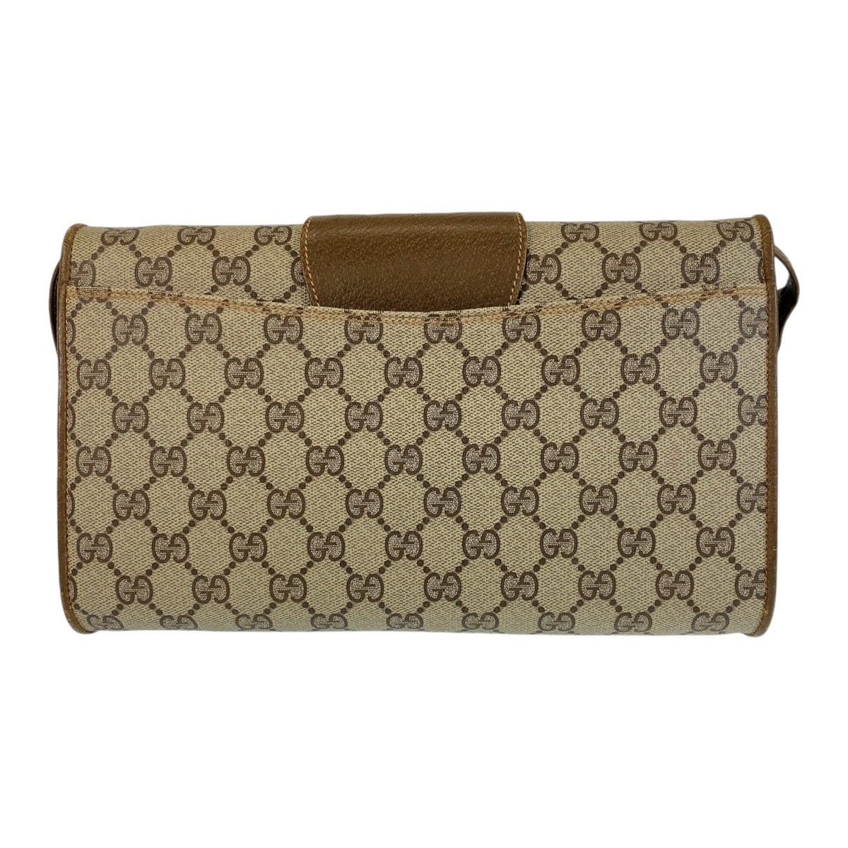 14303
GUCCI グッチ オールドグッチ ベージュ ゴールド金具 GGスプリームキャンバス / レザー 904 02 050 斜め掛け ショルダーバッグ メッセンジャーバッグ  レディース