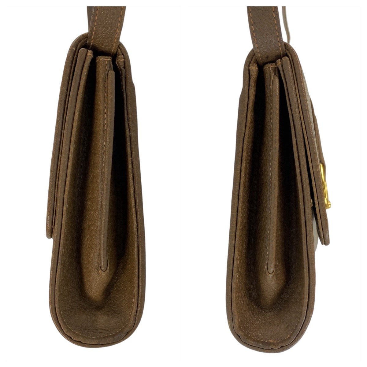14303
GUCCI グッチ オールドグッチ ベージュ ゴールド金具 GGスプリームキャンバス / レザー 904 02 050 斜め掛け ショルダーバッグ メッセンジャーバッグ  レディース
