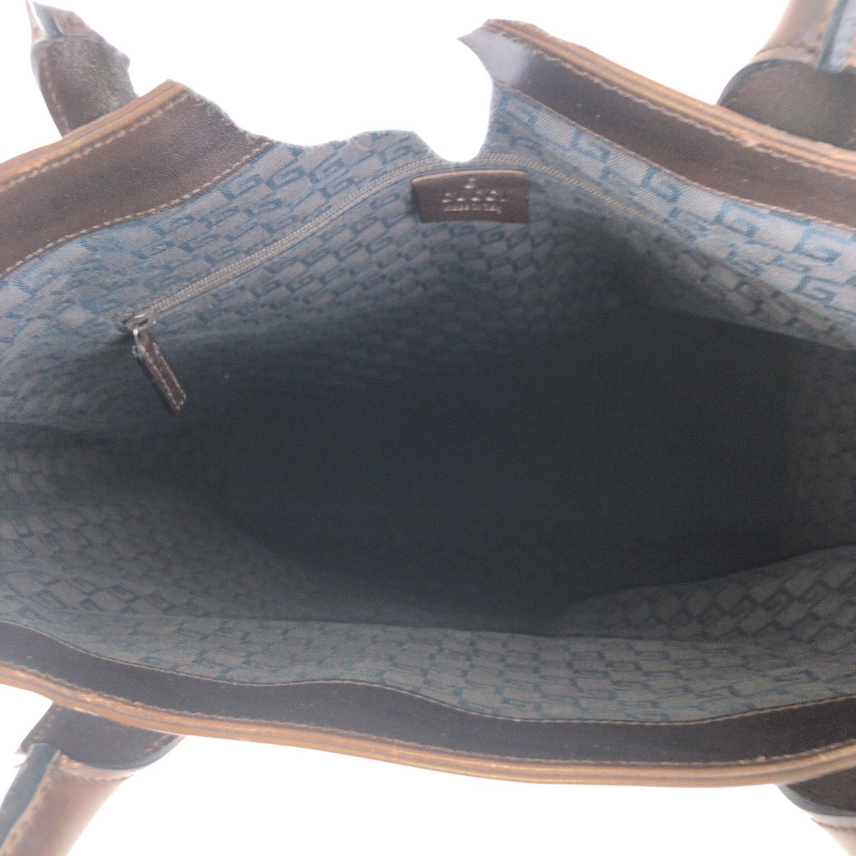 14314
GUCCI グッチ シェリーライン ブラウン シルバー金具 スウェード / レザー / キャンバス 33889 トートバッグ 男女兼用 A4収納  レディース
