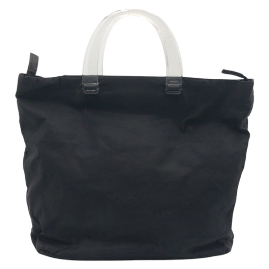 14315
PRADA プラダ テスート 三角ロゴ ブラック 黒 ナイロン ハンドバッグ トートバッグ レディース ABP29
