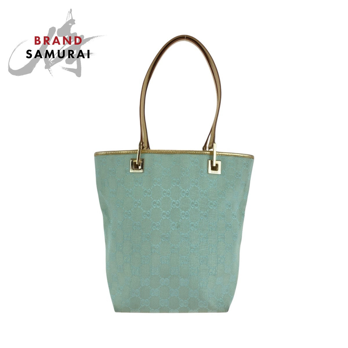 18023
GUCCI グッチ エメラルドグリーン ゴールド金具 GGキャンバス / レザー 002 1099 トートバッグ ハンドバッグ レディース AB33