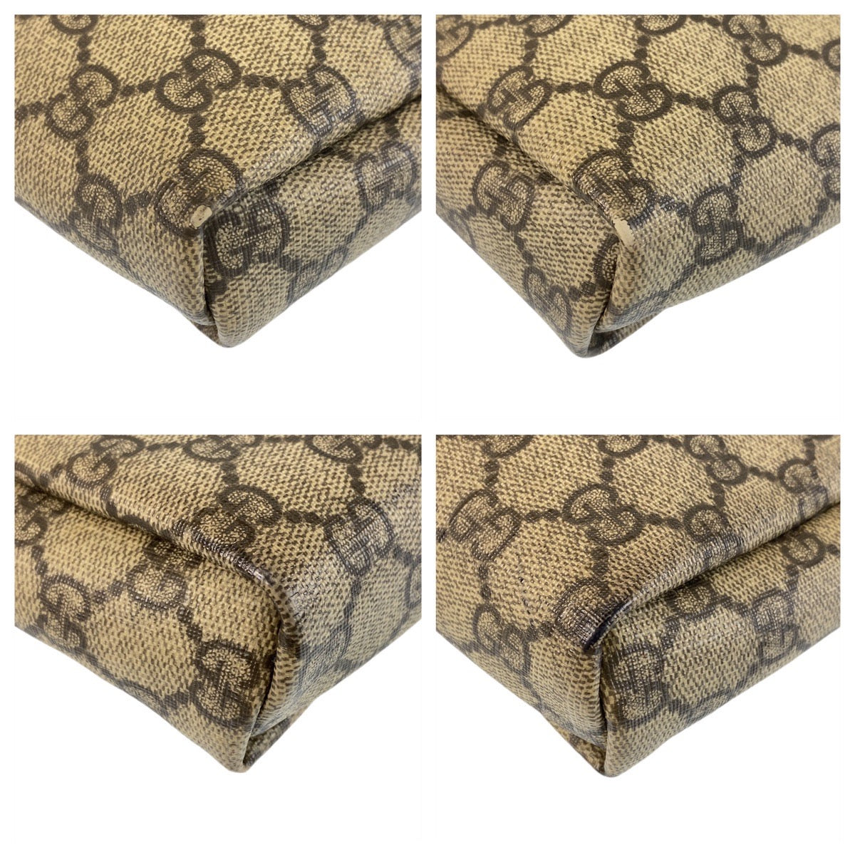 14318
GUCCI グッチ ブラウン GGスプリームキャンバス 223666 斜め掛け ショルダーバッグ メッセンジャーバッグ  レディース