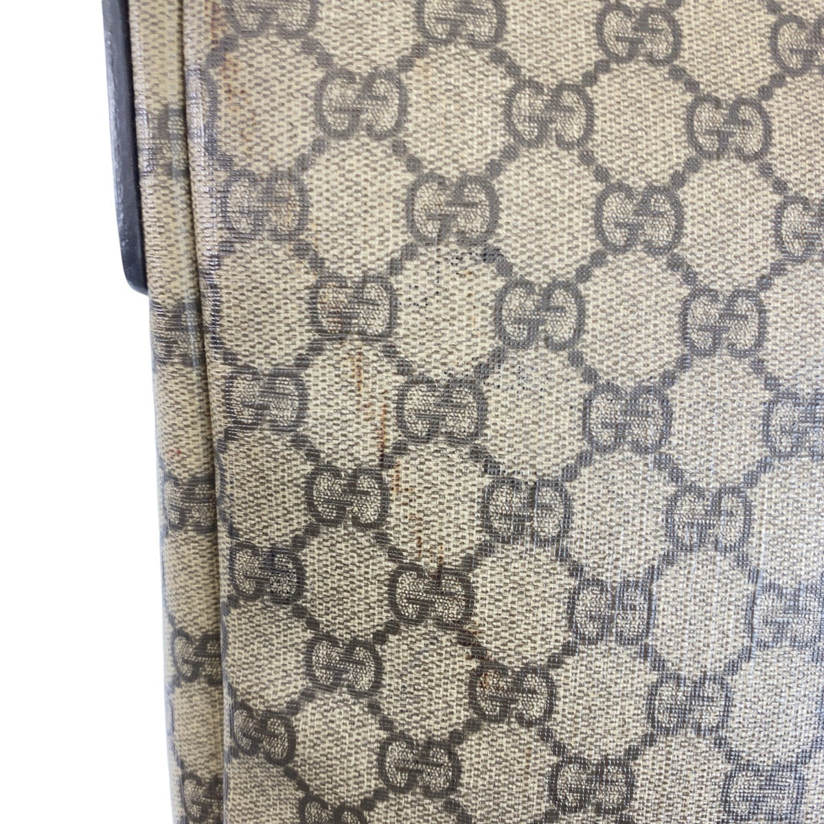 14318
GUCCI グッチ ブラウン GGスプリームキャンバス 223666 斜め掛け ショルダーバッグ メッセンジャーバッグ  レディース