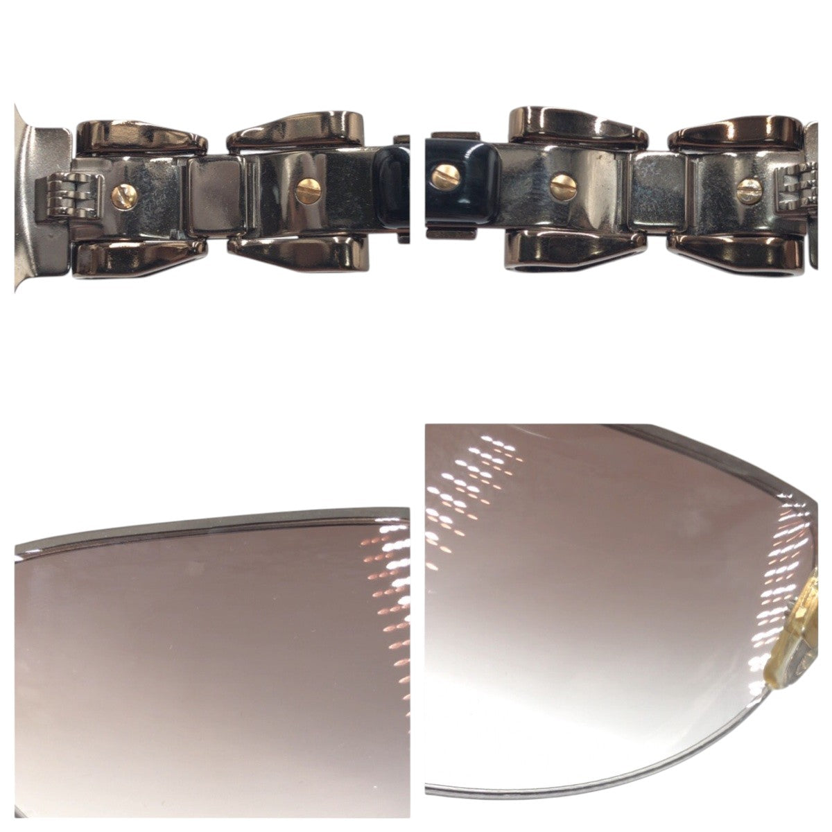GUCCI グッチ リボンモチーフ ブラウン メタル GG 2821/F/S HBC5E 62□14 130 サングラス バタフライ  レディース