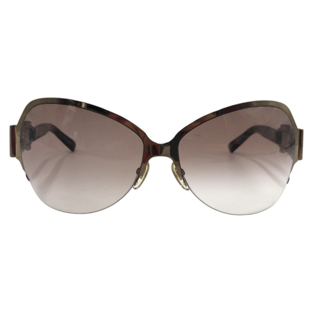 GUCCI グッチ リボンモチーフ ブラウン メタル GG 2821/F/S HBC5E 62□14 130 サングラス バタフライ  レディース