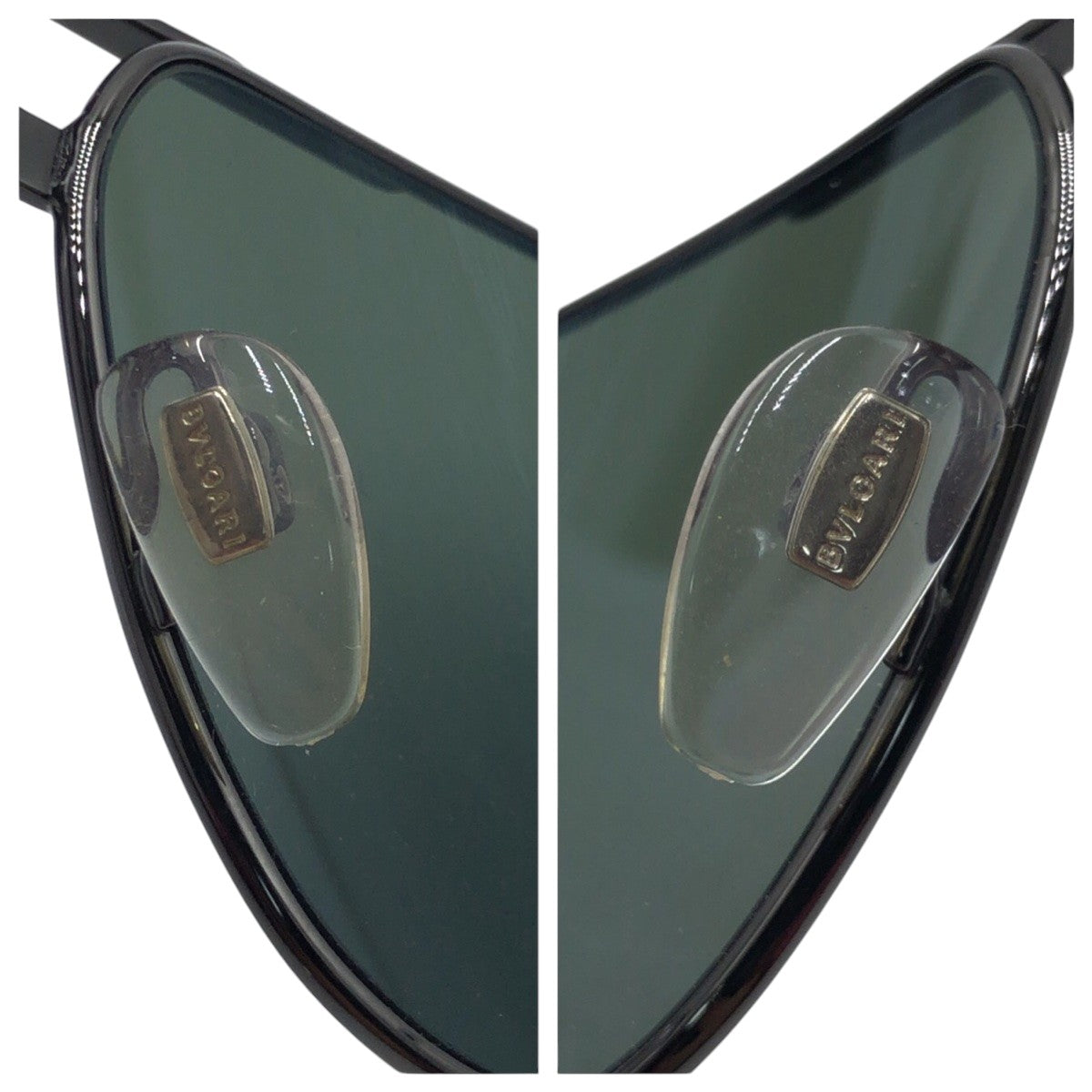 BVLGARI ブルガリ ブラック シルバー メタル M028129 501 108 135 サングラス ティアドロップ  メンズ