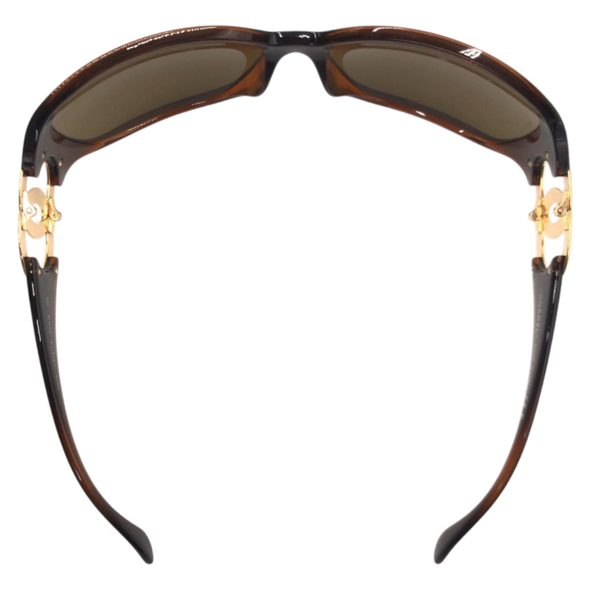 CHANEL シャネル ココマーク ブラウン ゴールド プラスチック 6014 c.879/73 6416 120 サングラス バタフライ  レディース