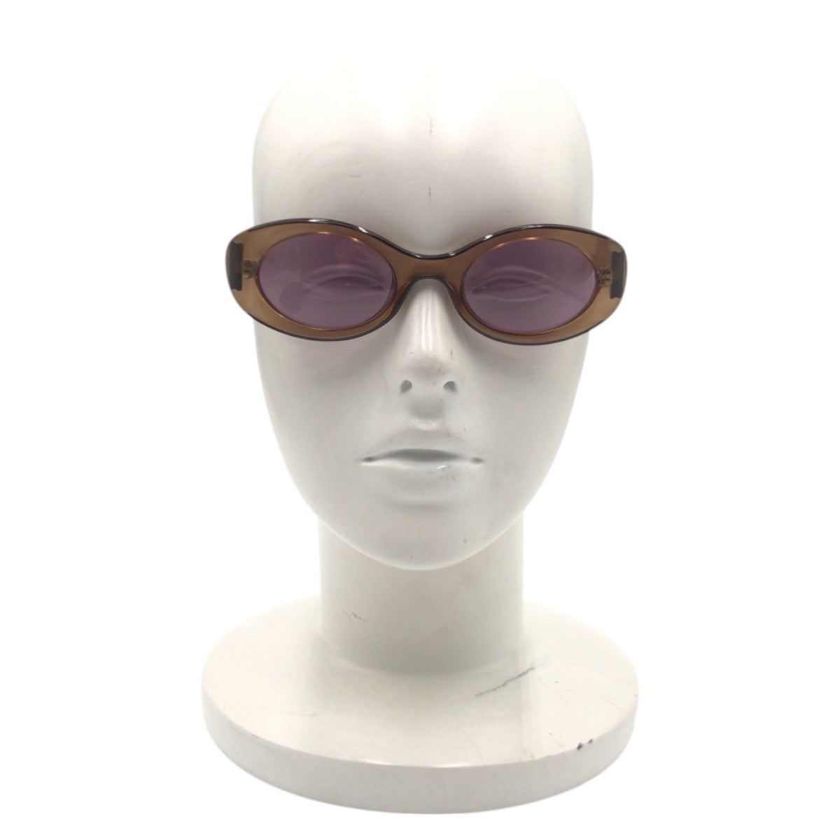 GUCCI グッチ ヴィンテージ ブラウン パープル プラスチック GG2430 1S 3UF 4922 135 サングラス 男女兼用 オーバル  レディース