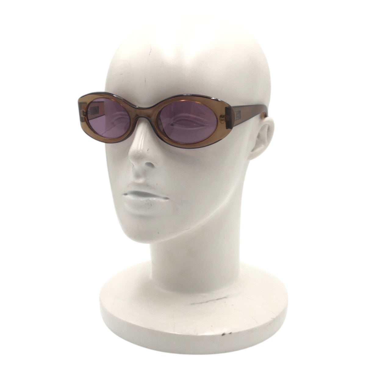 GUCCI グッチ ヴィンテージ ブラウン パープル プラスチック GG2430 1S 3UF 4922 135 サングラス 男女兼用 オーバル  レディース