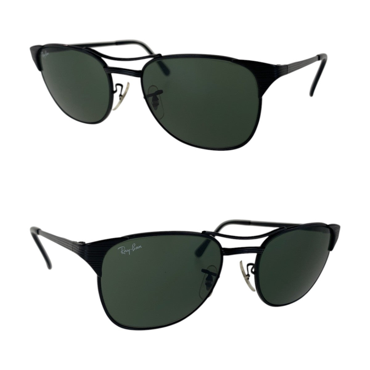 14324
Ray-Ban レイバン ヴィンテージ ボシュロム ブラック 黒 メタル サングラス ウェリントン  メンズ ABP5