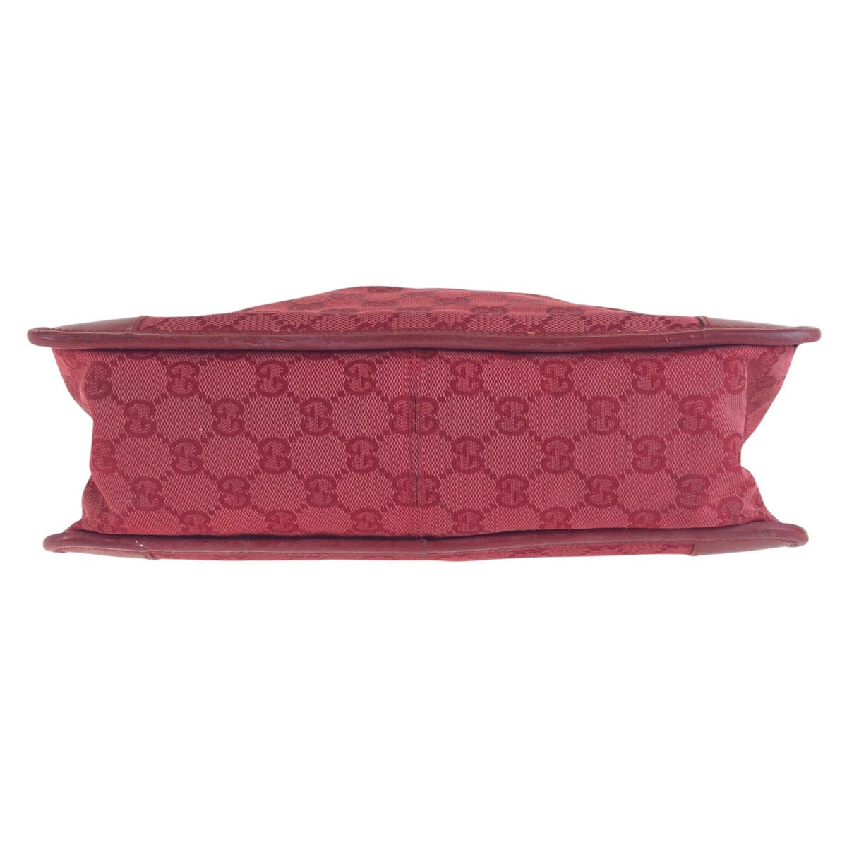 13856
GUCCI グッチ レッド ゴールド金具 GGキャンバス / エナメル トートバッグ ハンドバッグ  レディース