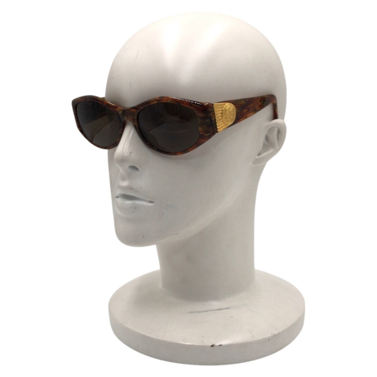 FENDI フェンディ ヴィンテージ ブラウン ゴールド プラスチック FS 309 5618 col.185 140 サングラス バタフライ  レディース