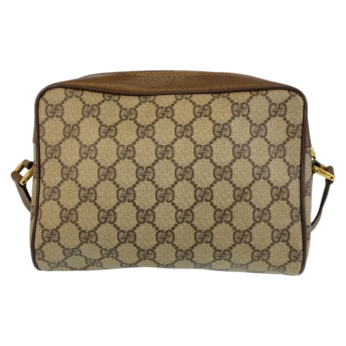 14337
GUCCI グッチ シェリーライン ブラウン ベージュ ゴールド金具 GGスプリームキャンバス / レザー 4023 ショルダーバッグ ポシェット  レディース