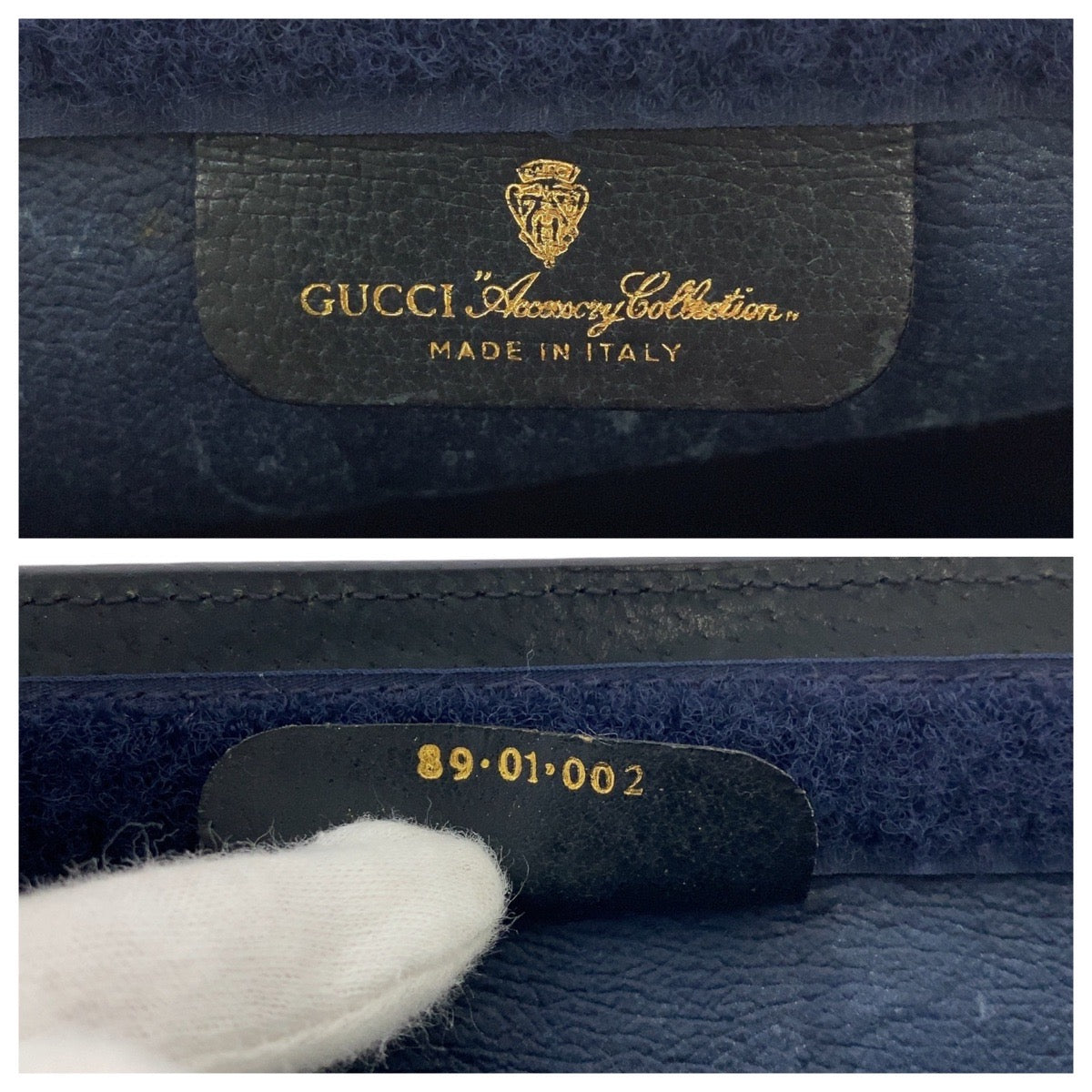 14339
GUCCI グッチ ヴィンテージ シェリーライン オールドグッチ ネイビー マルチカラー GGスプリームキャンバス / レザー 89 01 002 クラッチバッグ セカンドバッグ  メンズ