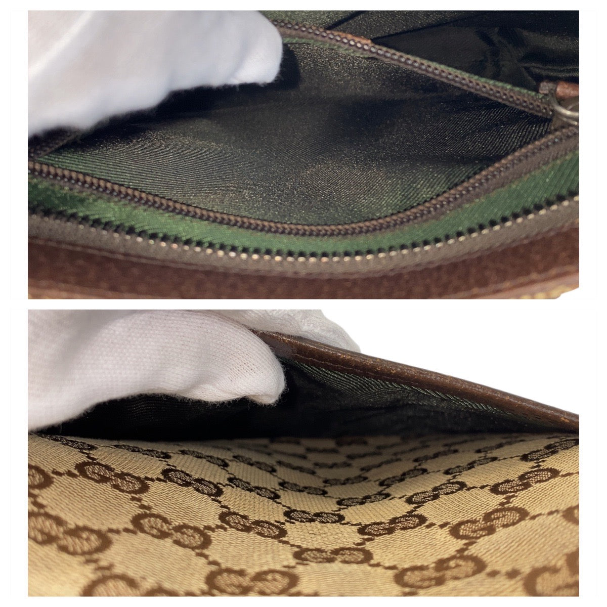 14341
GUCCI グッチ ブラウン ベージュ GGキャンバス 122793 斜め掛け ショルダーバッグ メッセンジャーバッグ  レディース