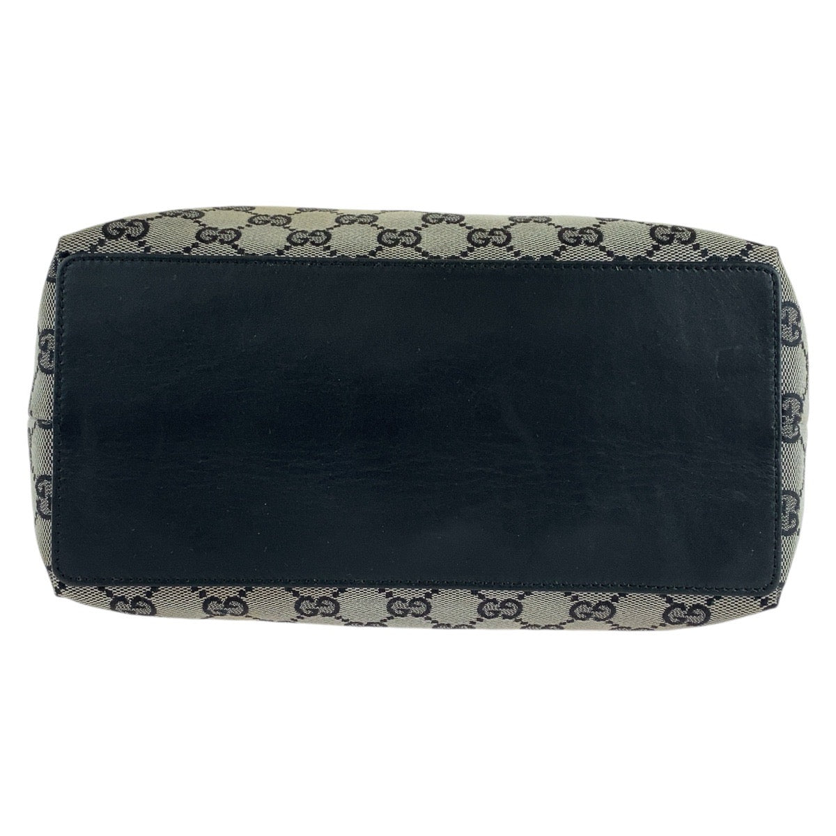 14345
GUCCI グッチ グレー ブラック ゴールド金具 GGキャンバス / レザー 002 1098 トートバッグ ショルダーバッグ  レディース