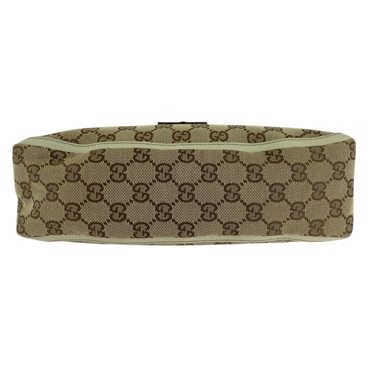 13859
GUCCI グッチ ベージュ ゴールド金具 GGキャンバス ショルダーバッグ アクセサリーポーチ  レディース