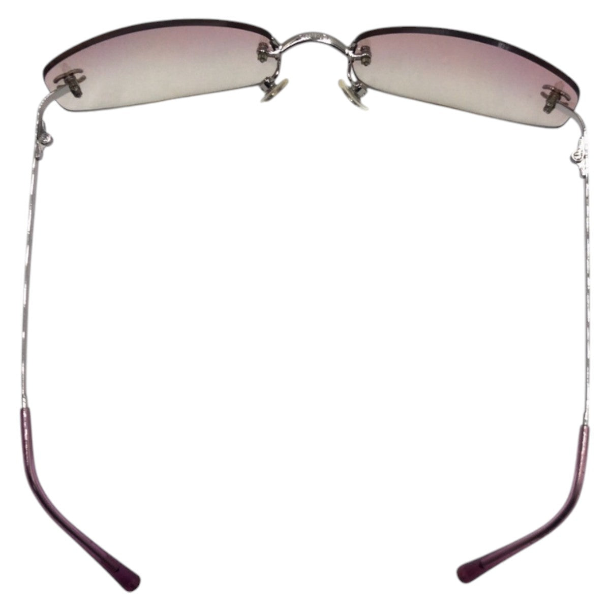 CHANEL シャネル ココマーク パープル シルバー メタル 4002 c.124 58 5719 130 サングラス スクエア  レディース