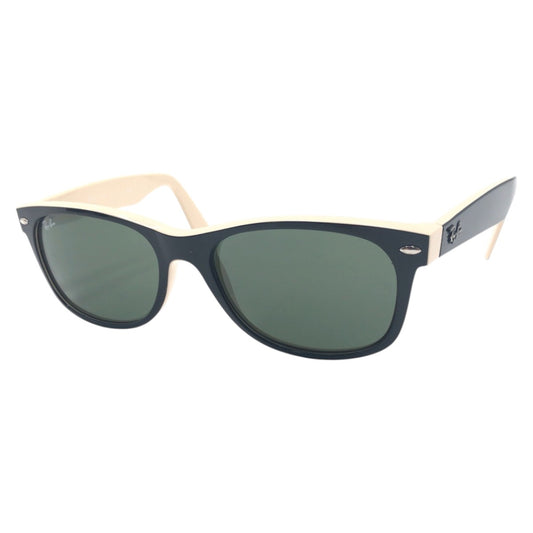 14350
Ray-Ban レイバン NEW WAYFARER ブラック 黒 ベージュ プラスチック RB2132 875 55□18 3N サングラス 男女兼用 ウェリントン  メンズ