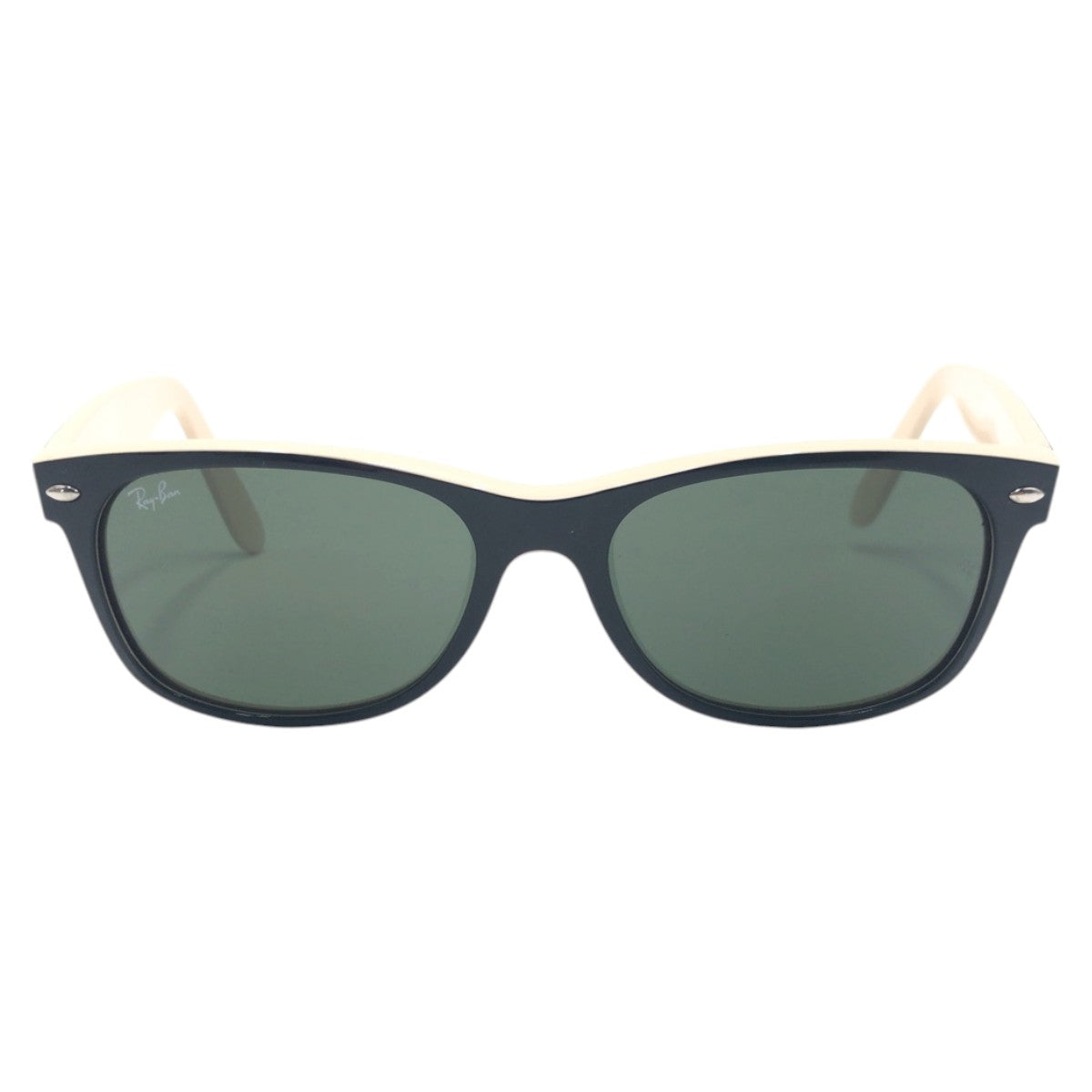 14350
Ray-Ban レイバン NEW WAYFARER ブラック 黒 ベージュ プラスチック RB2132 875 55□18 3N サングラス 男女兼用 ウェリントン  メンズ