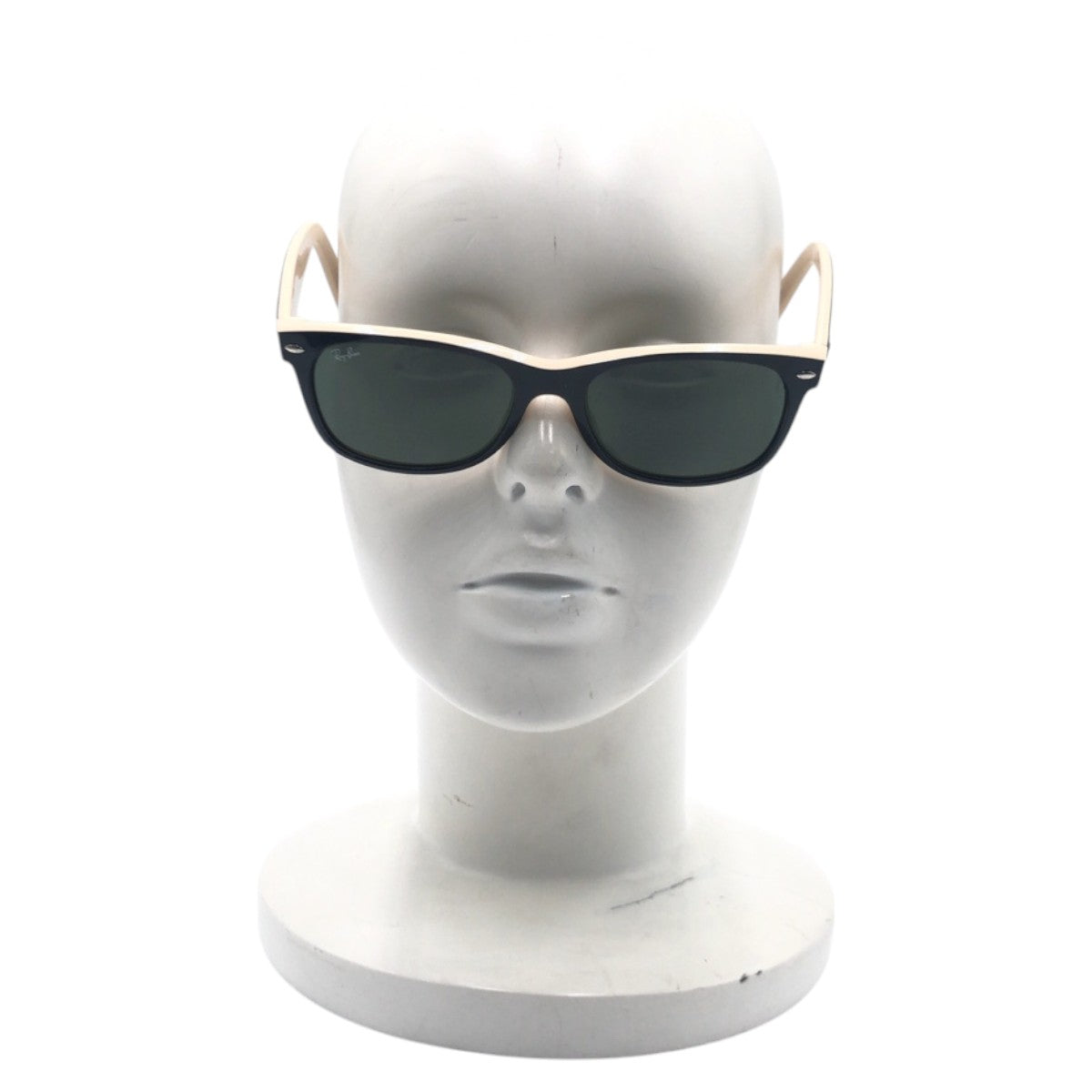 14350
Ray-Ban レイバン NEW WAYFARER ブラック 黒 ベージュ プラスチック RB2132 875 55□18 3N サングラス 男女兼用 ウェリントン  メンズ