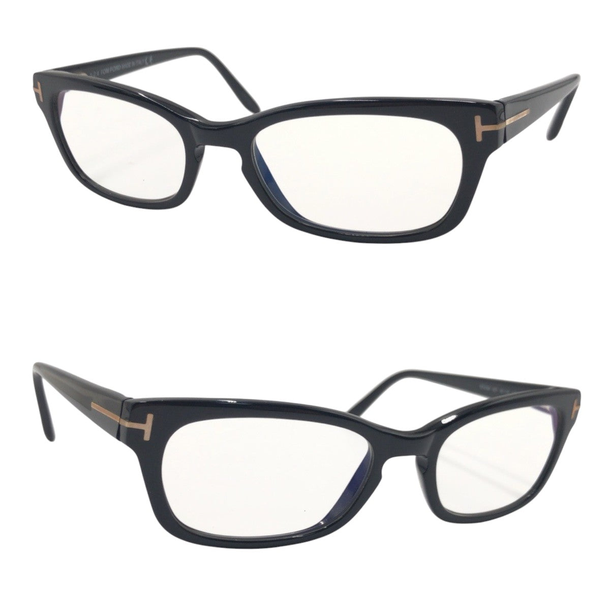 TOM FORD トムフォード ブラック 黒 プラスチック TF5184 001 52◻︎18 135 メガネフレーム  レディース
