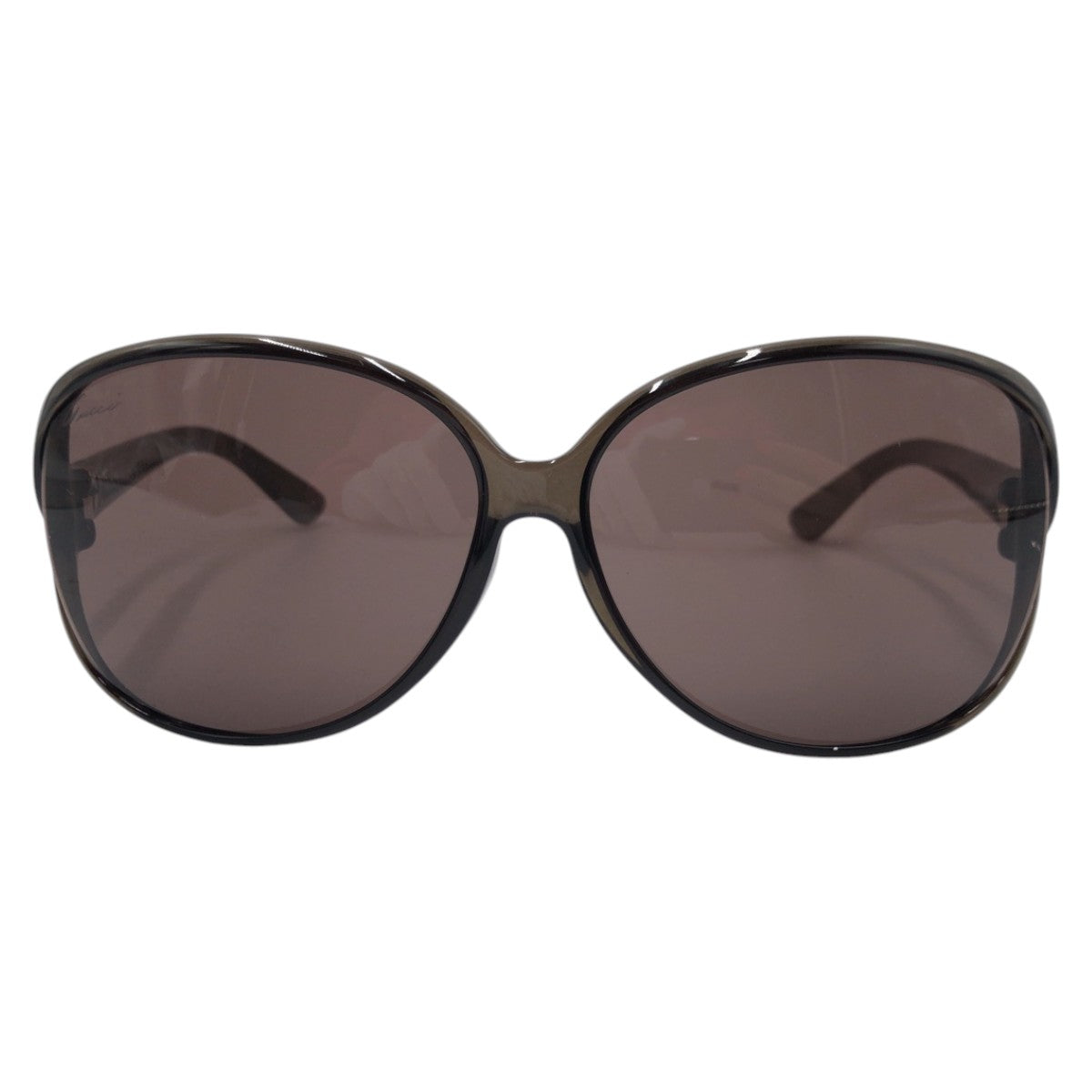 GUCCI グッチ インターロッキングGハート GG柄 ブラウン グリーン グレー プラスチック GG 3792/F/S ML/SB 64□13 125 サングラス バタフライ  レディース