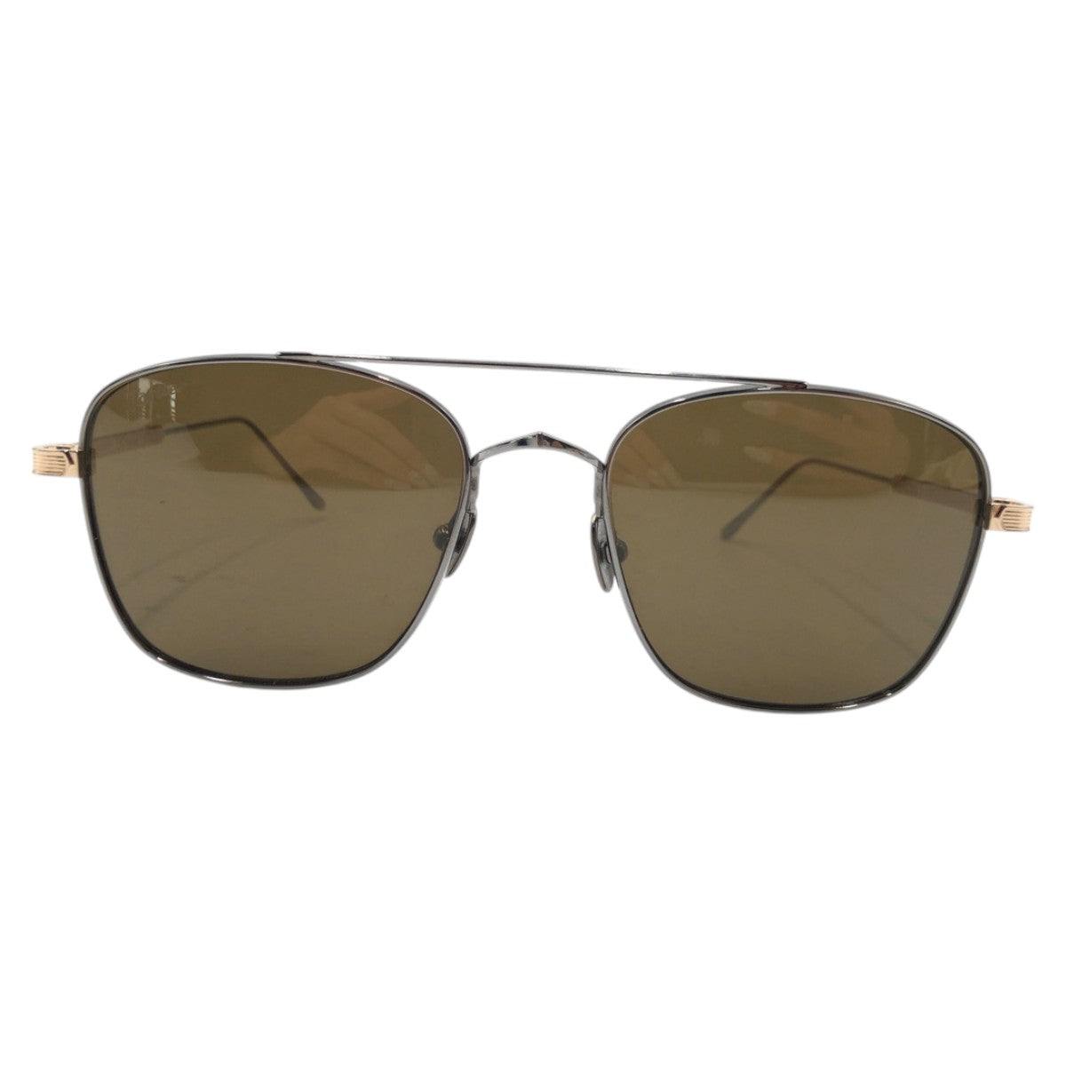 CARTIER カルティエ ブラウン ゴールド メタル K0VC101310 CT0163S 007 サングラス ティアドロップ  メンズ A41