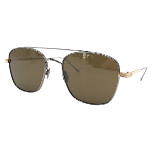 CARTIER カルティエ ブラウン ゴールド メタル K0VC101310 CT0163S 007 サングラス ティアドロップ  メンズ A41