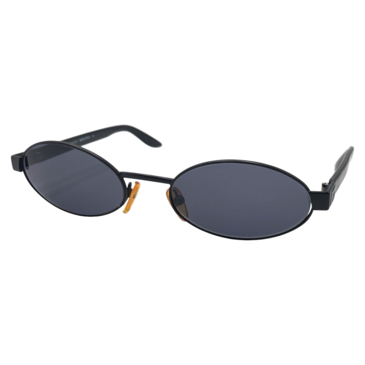 14352
GUCCI グッチ ブラック 黒 メタル 135 GG 1641/S E1W 5219 サングラス オーバル  メンズ