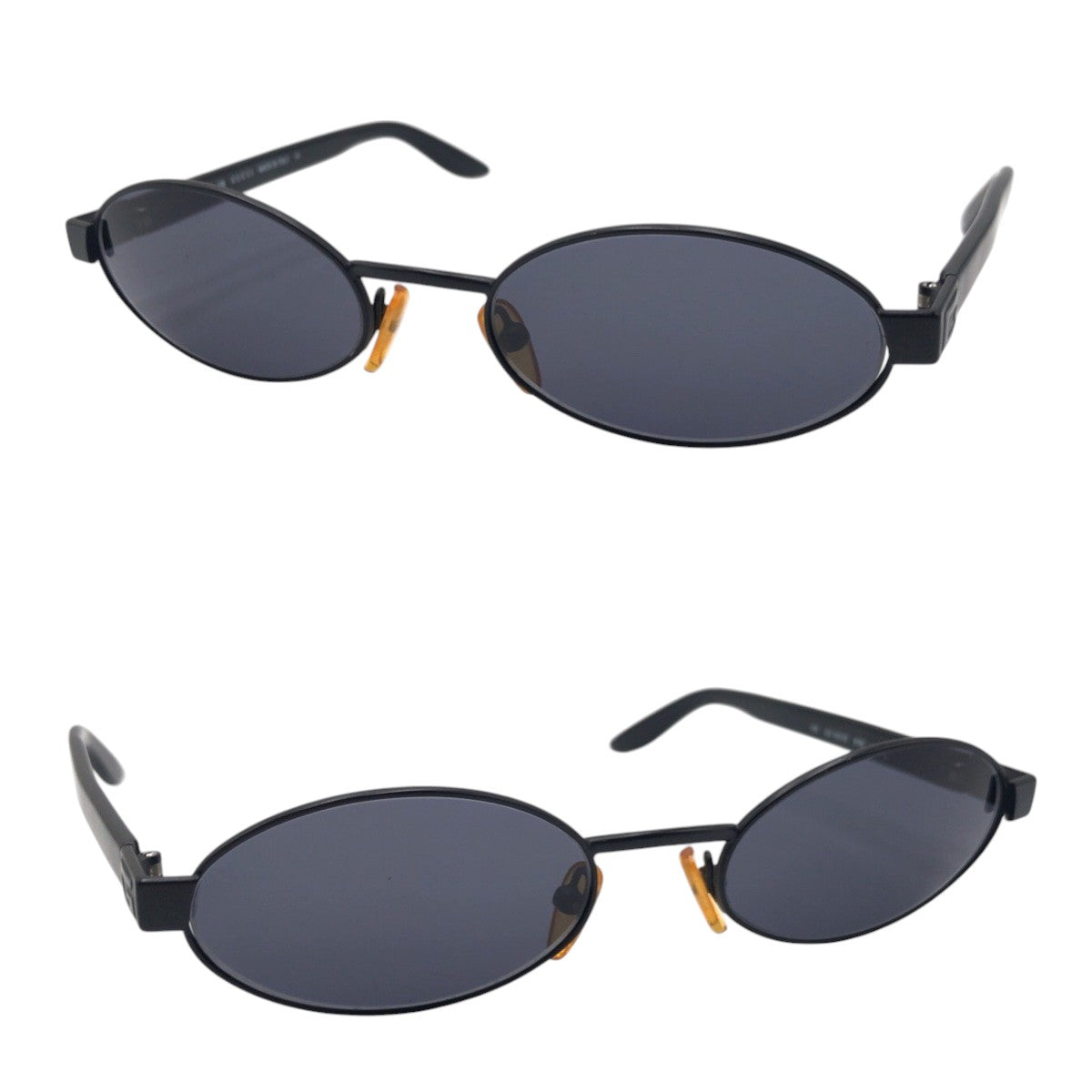 14352
GUCCI グッチ ブラック 黒 メタル 135 GG 1641/S E1W 5219 サングラス オーバル  メンズ