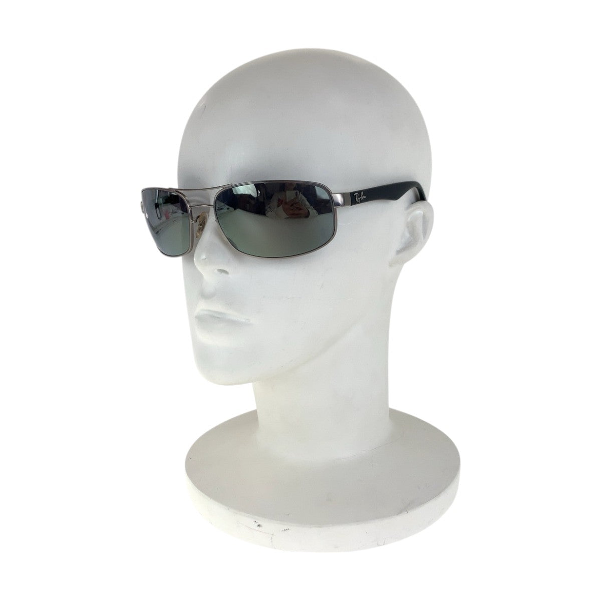 Ray-Ban Mirror Lens Black Gunmetal Plastic/Metal RB3445 029/K3 64◻︎17 3P Sunglasses Square Men's