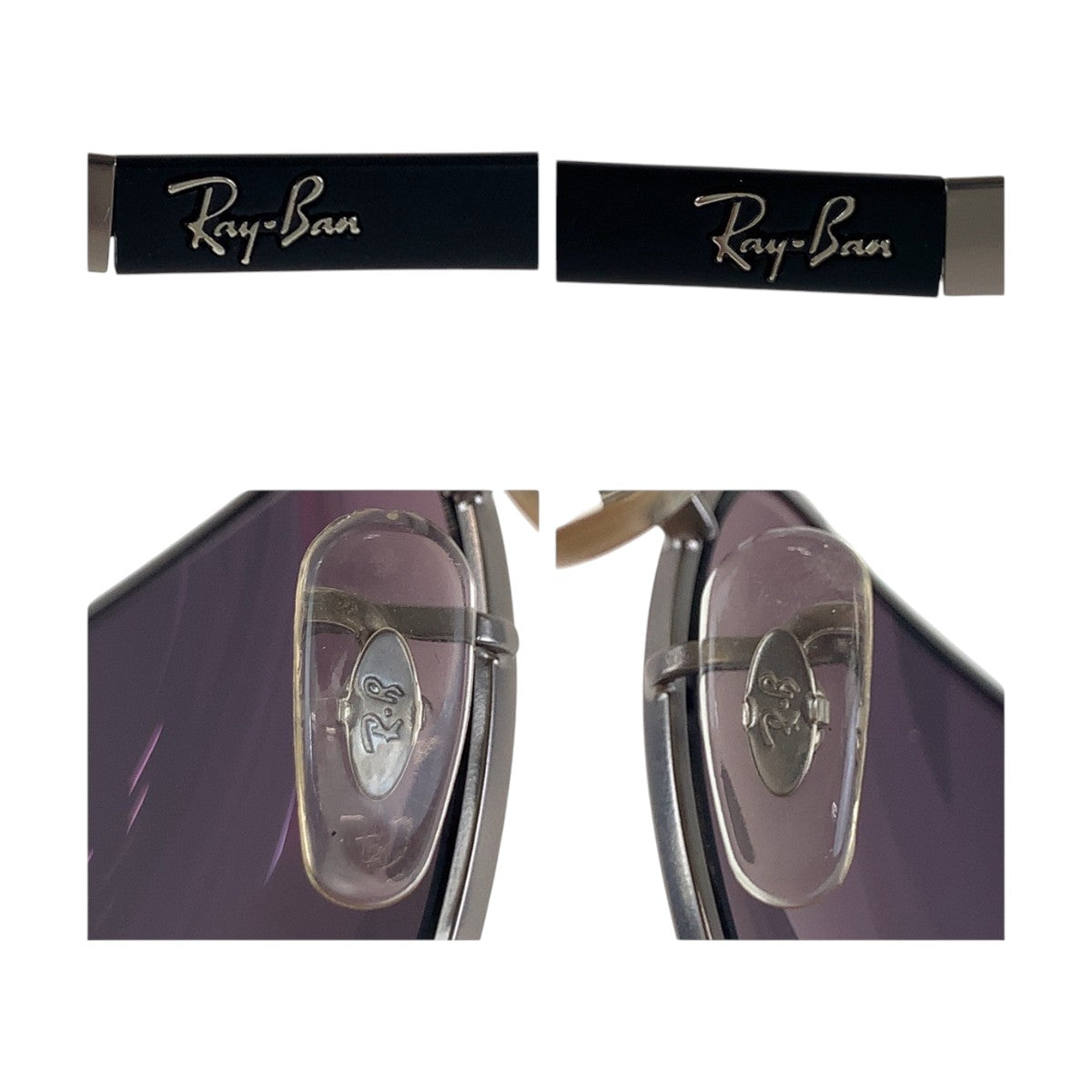 Ray-Ban Mirror Lens Black Gunmetal Plastic/Metal RB3445 029/K3 64◻︎17 3P Sunglasses Square Men's