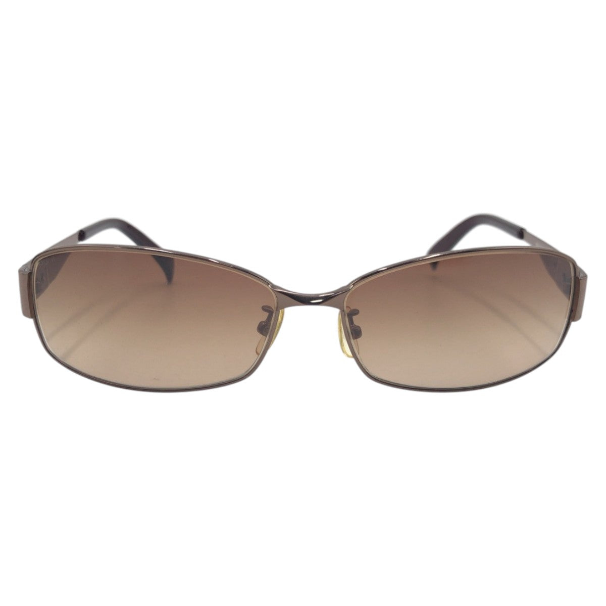 Ray-Ban Brown Metal RB3398 041/31 6215 140 Square Eyeglass Frame for Men