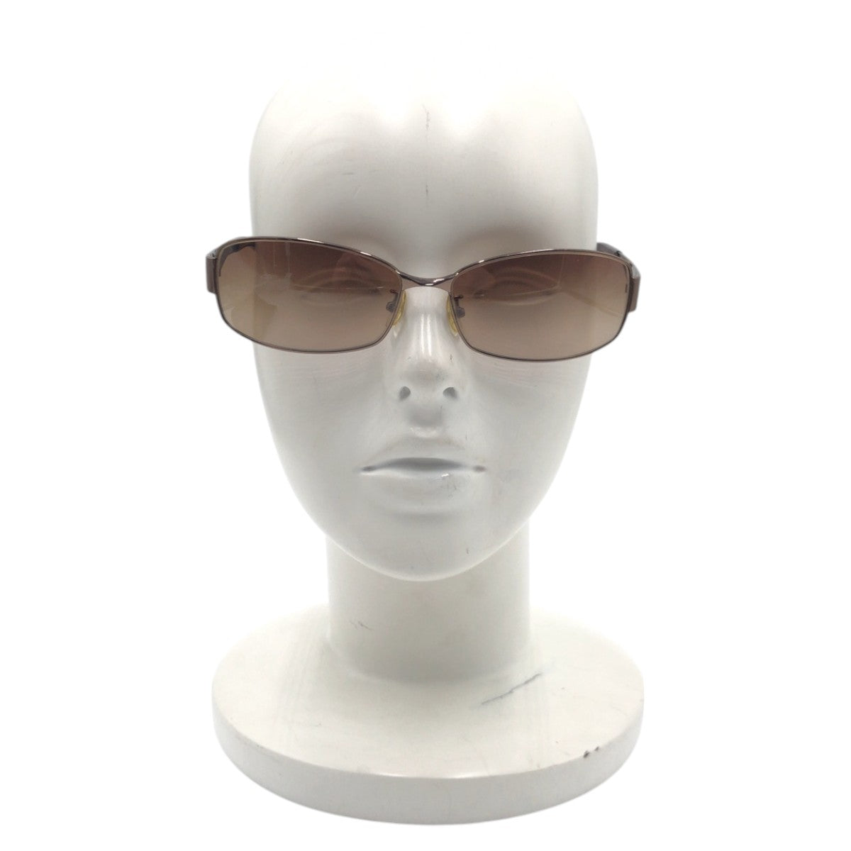 Ray-Ban Brown Metal RB3398 041/31 6215 140 Square Eyeglass Frame for Men