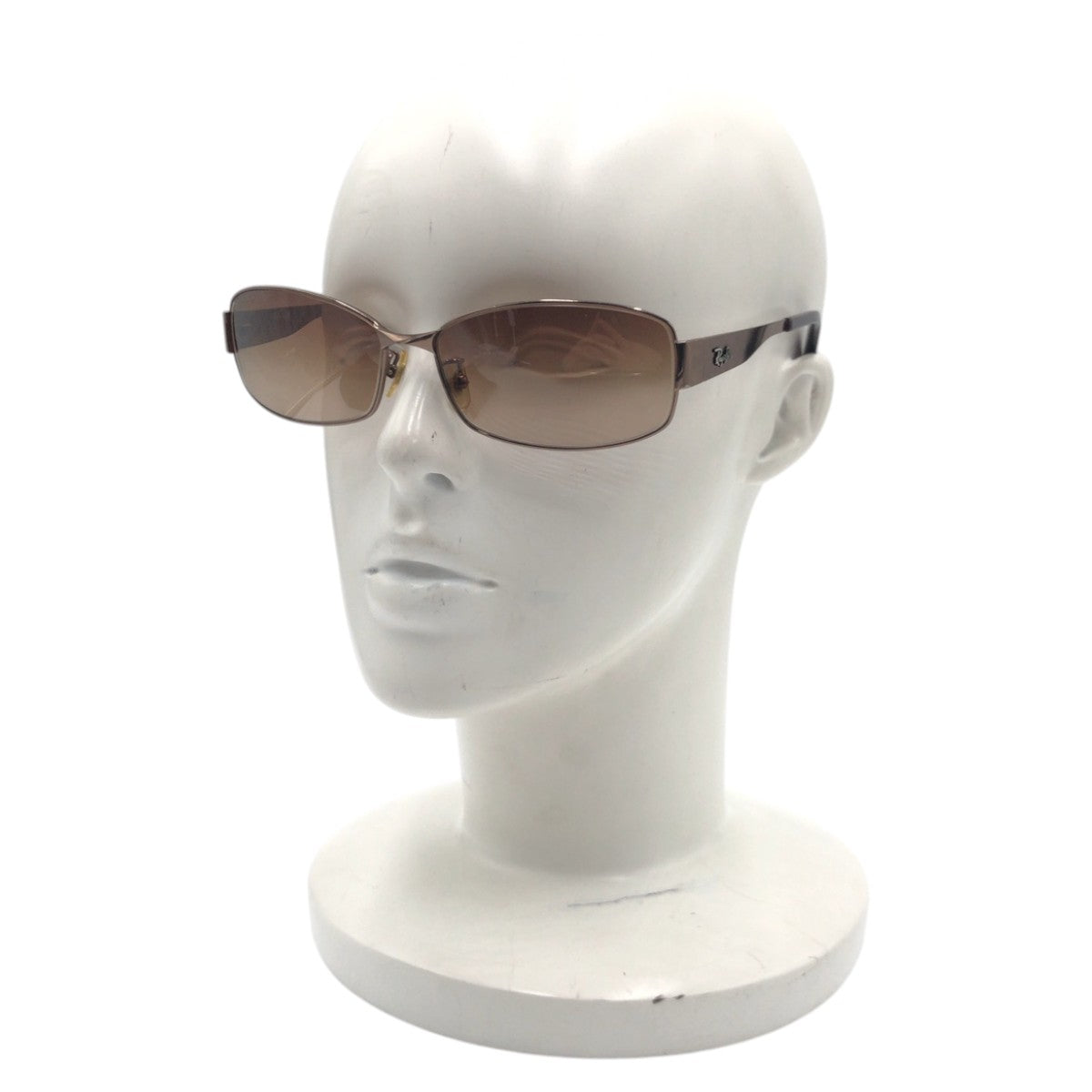 Ray-Ban Brown Metal RB3398 041/31 6215 140 Square Eyeglass Frame for Men