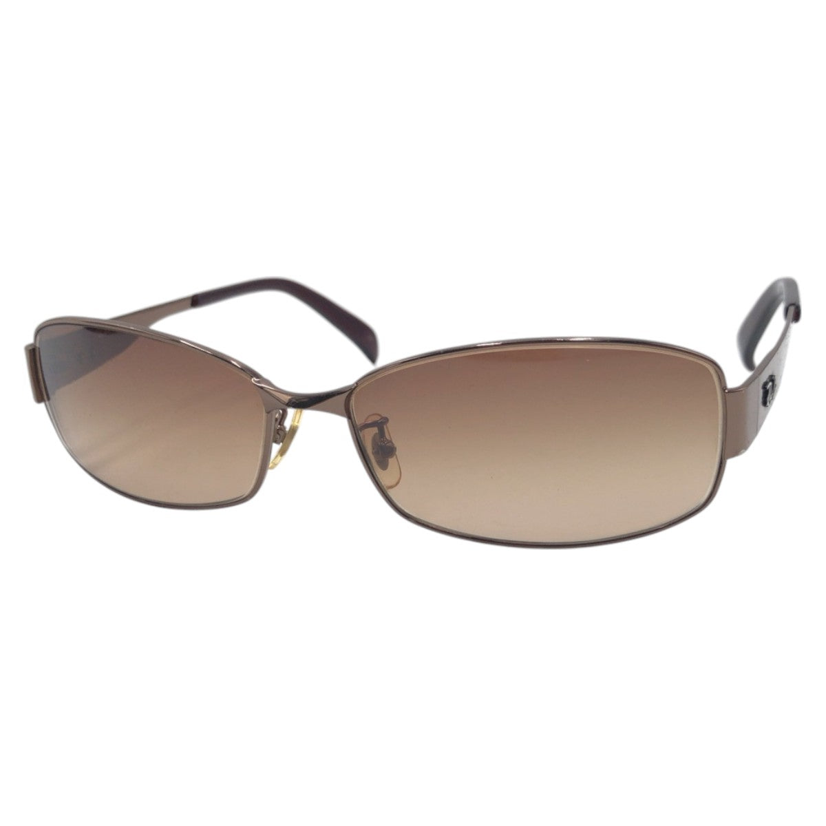 Ray-Ban Brown Metal RB3398 041/31 6215 140 Square Eyeglass Frame for Men