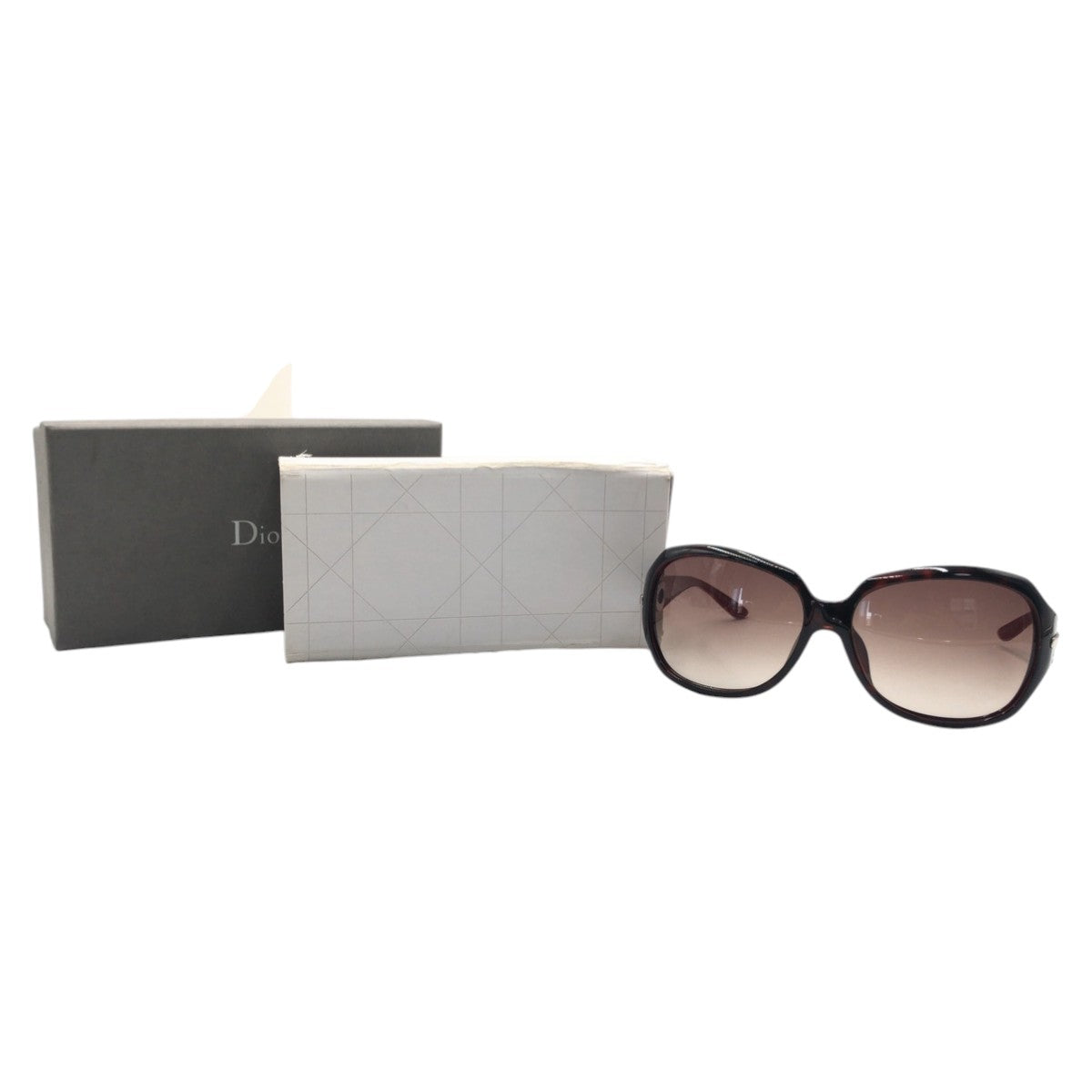 Christian Dior クリスチャンディオール マイレディディオール ブラウン レッド プラスチック 105CC 61□15 130 MCL02A069H サングラス バタフライ  レディース