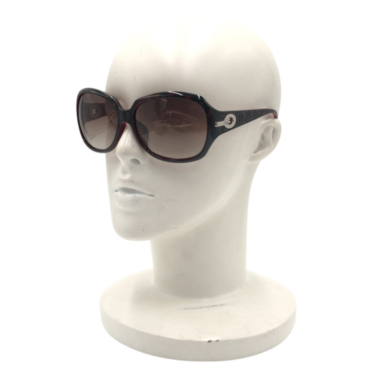 Christian Dior クリスチャンディオール マイレディディオール ブラウン レッド プラスチック 105CC 61□15 130 MCL02A069H サングラス バタフライ  レディース