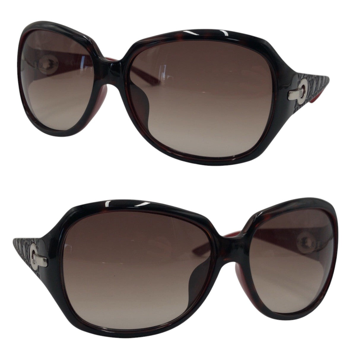Christian Dior クリスチャンディオール マイレディディオール ブラウン レッド プラスチック 105CC 61□15 130 MCL02A069H サングラス バタフライ  レディース