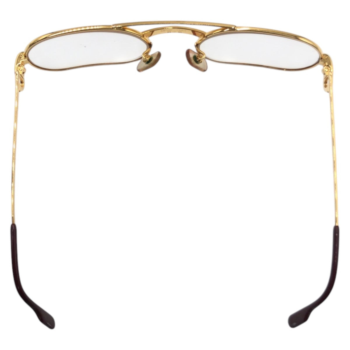 CARTIER カルティエ ゴールド メタル 130 5320 メガネフレーム  メンズ ABP34