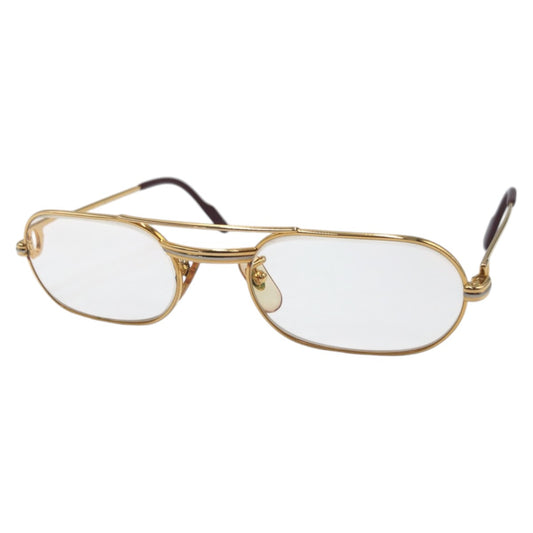 CARTIER カルティエ ゴールド メタル 130 5320 メガネフレーム  メンズ ABP34