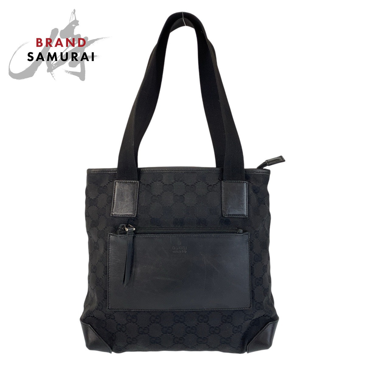18021
GUCCI グッチ ブラック 黒 GGキャンバス / レザー 28893 トートバッグ ショルダーバッグ  レディース AB33