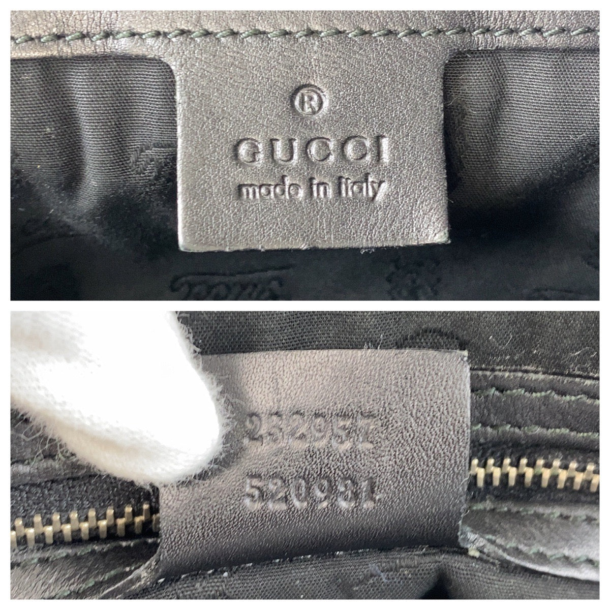 14361
GUCCI グッチ グッチシマ ブラック 黒 レザー 232957 トートバッグ ショルダーバッグ  レディース