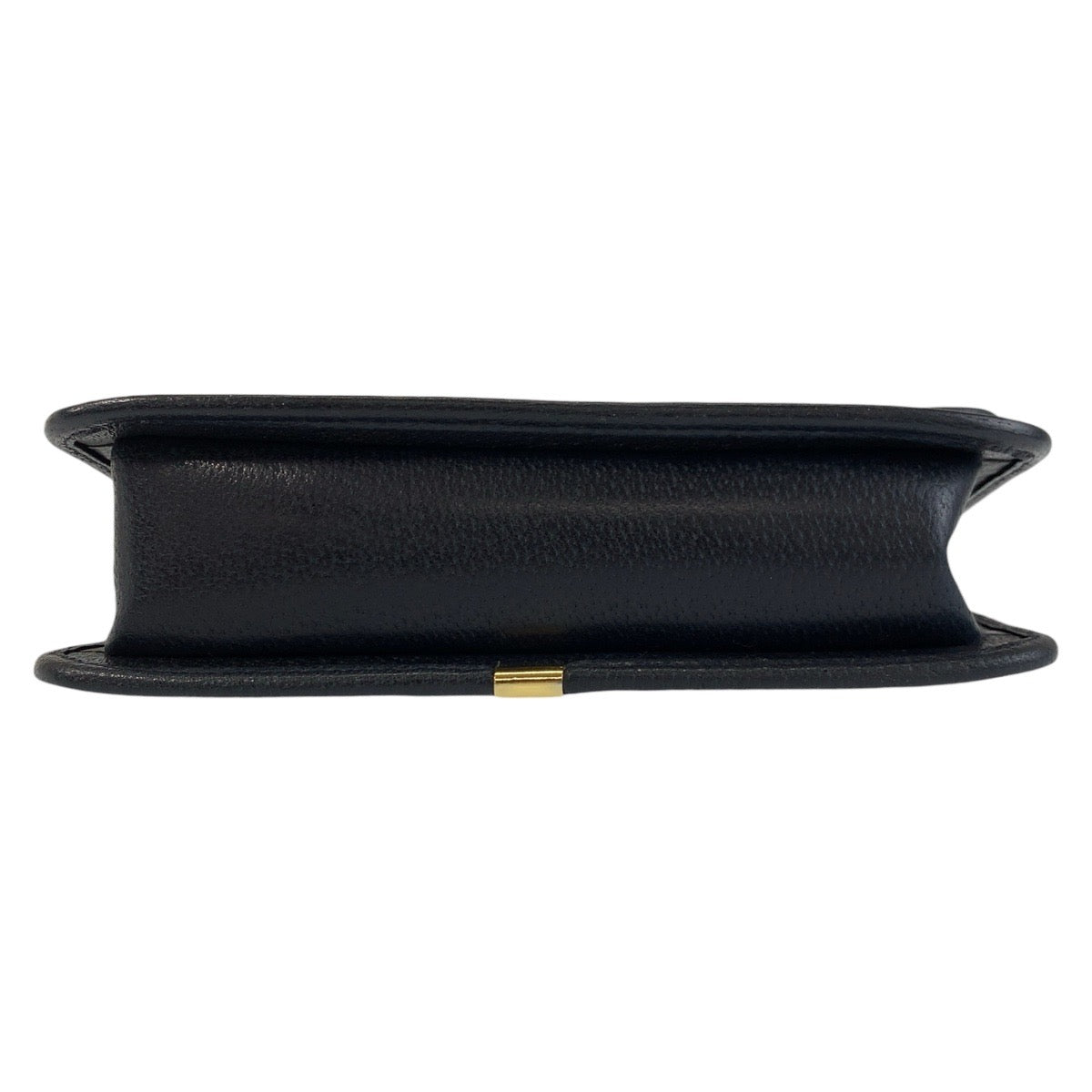 13878
GUCCI グッチ ヴィンテージ シェリーライン オールドグッチ グレー ネイビー ゴールド金具 PVC / レザー 66 001 4451 斜め掛け ショルダーバッグ ポシェット  レディース