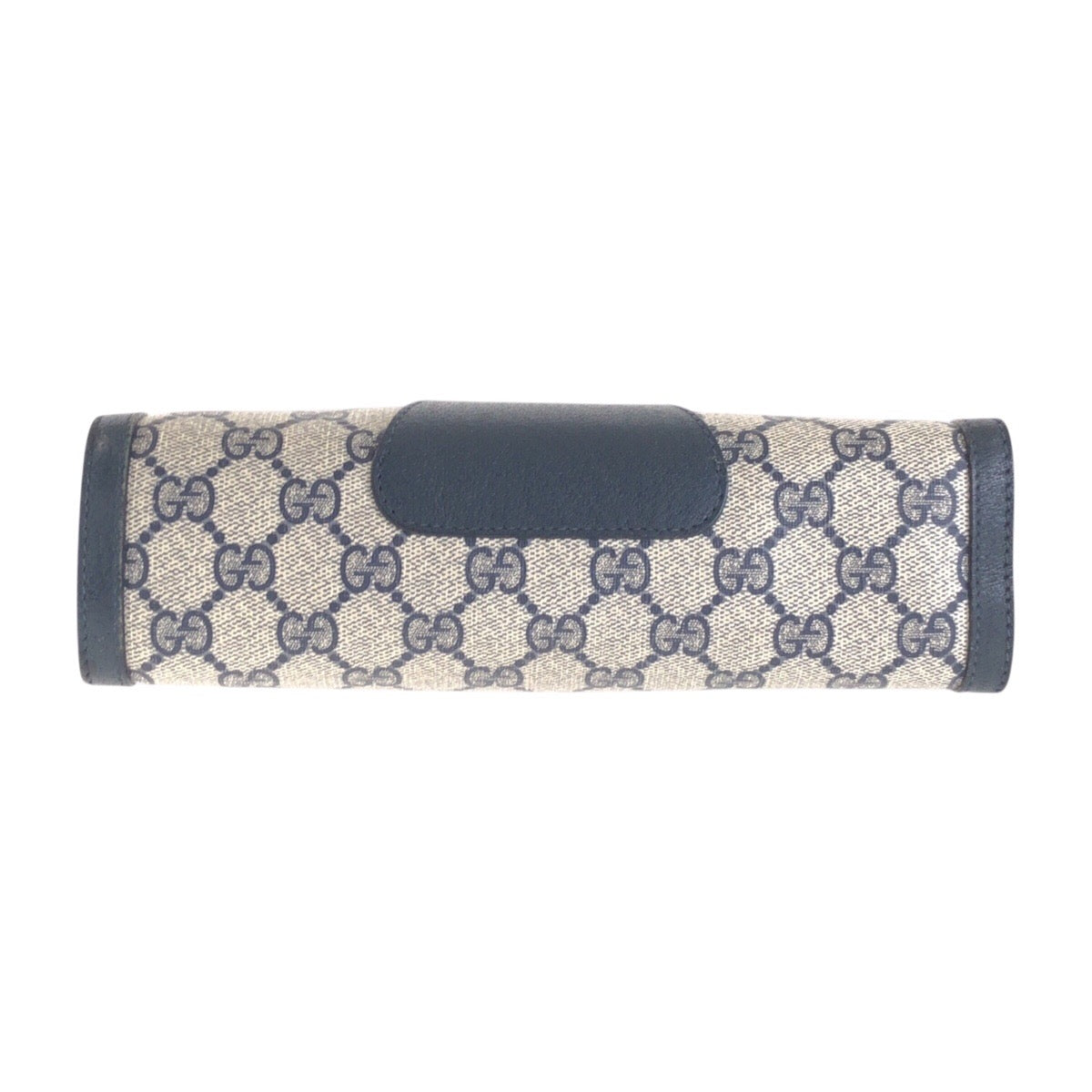 14368
GUCCI グッチ ヴィンテージ オールドグッチ シェリーライン ネイビー ゴールド金具 GGスプリームキャンバス / レザー 156 01 032 クラッチバッグ セカンドバッグ  メンズ